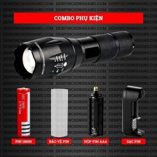 ĐÈN PIN SIÊU SÁNG LED XML-T6