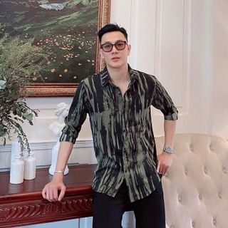 ÁO SƠ MI NAM HOẠ TIẾT TUTO5 MENSWEAR SML01 - SƠ MI LỤA HÀN LOANG MỀM, MÁT KHÔNG NHĂN, SƠ MI CAO CẤP PHONG CÁCH CÁ TÍNH