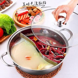 NỒI LẨU 2 NGĂN SIZE TO 32CM
