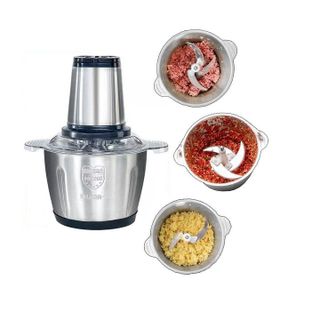 MÁY XAY THỊT ĐA NĂNG CỐI INOX DAO 4 LƯỠI