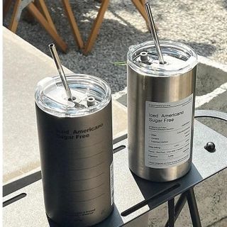 CỐC GIỮ NHIỆT TẶNG KÈM ỐNG HÚT