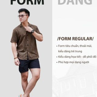 ÁO SƠ MI NAM HỌA TIẾT KELLY TUTO5 MENSWEAR SMD04 - SƠ MI NGẮN TAY CỔ VEST VẢI ĐŨI THÔ HÀN THOÁNG MÁT, FORM THOẢI MÁI