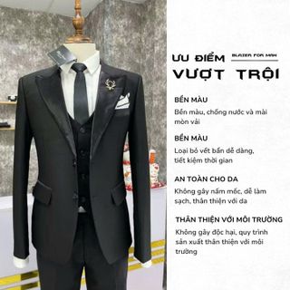 ÁO VEST TUXEDO VE BÓNG 2 CÚC DÀY DẶN LỊCH LÃM , TRẺ TRUNG