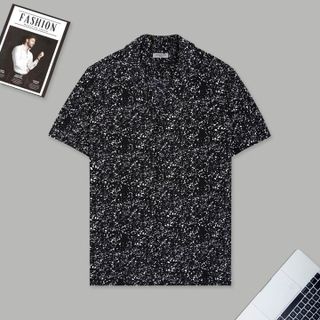 ÁO SƠ MI NAM CUBAN SHIRT TUTO5 MENSWEAR SCB01 - SƠ MI HOẠ TIẾT NGẮN TAY LỤA HÀN FORM REGULAR FIT, MÁT MẺ , NĂNG ĐỘNG