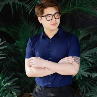 ÁO SƠ MI NAM NGẮN TAY TUTO5 MENSWEAR SMN01 - SƠ MI TRƠN CÔNG SỞ SLIMFIT HÀN QUỐC PHONG CÁCH, TRẺ TRUNG, LỊCH LÃM