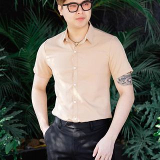 ÁO SƠ MI NAM NGẮN TAY TUTO5 MENSWEAR SMN01 - SƠ MI TRƠN CÔNG SỞ SLIMFIT HÀN QUỐC PHONG CÁCH, TRẺ TRUNG, LỊCH LÃM