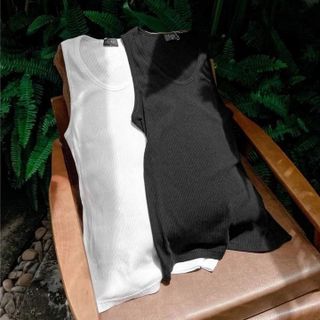 ÁO THUN TANKTOP NAM TUTO5 MENSWEAR AT08 - ÁO PHÔNG BA LỖ CỔ VUÔNG BASIC COTTON GÂN CAO CẤP MÁT MẺ, TRẺ TRUNG, NAM TÍNH