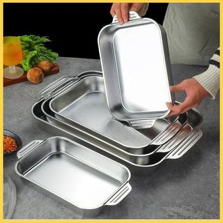 KHAY LẨU INOX HÌNH CHỮ NHẬT
