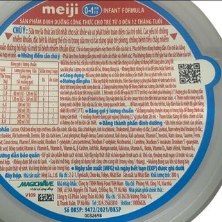 SỮA BỘT MEIJI INFANT FORMULA 0-1 TUỔI