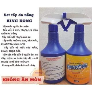 BỘ 2 CHAI SIÊU TẨY ĐA NĂNG KING KONG