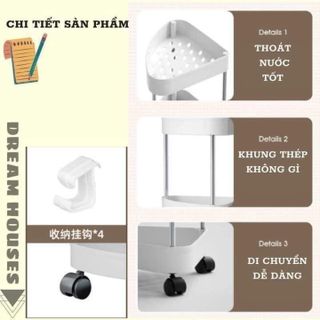 KỆ GÓC 3 TẦNG SIÊU TIỆN LỢI