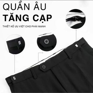 QUẦN ÂU CHỈNH CẠP NAM  QAS02  QUẦN ÂU TĂNG CẠP CHẤT VẢI COTTON CHÉO CAO CẤP FORM DÁNG TRẺ TRUNG, NĂNG ĐỘNG- TUTO5