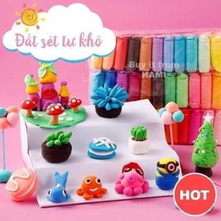 SÉT ĐẤT NẶN TỰ KHÔ 12 MÀU