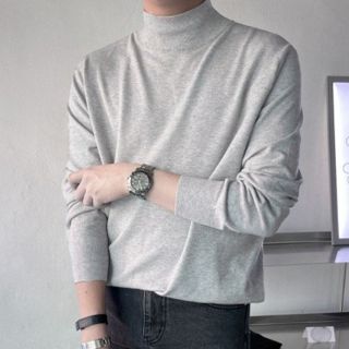 ÁO LEN CỔ TRUNG NAM TUTO5 MENSWEAR AL02 - ÁO LEN LÔNG THỎ MỀM MỊN KHÔNG KÍCH ỨNG DA ẤM ÁP FORM BODY HÀN QUỐC CAO CẤP-TUTO5