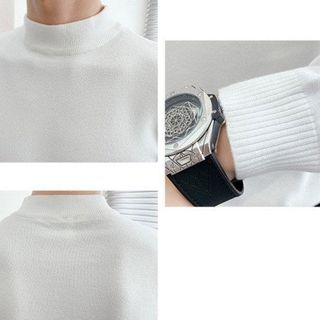 ÁO LEN CỔ TRUNG NAM TUTO5 MENSWEAR AL02 - ÁO LEN LÔNG THỎ MỀM MỊN KHÔNG KÍCH ỨNG DA ẤM ÁP FORM BODY HÀN QUỐC CAO CẤP-TUTO5