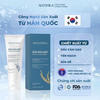 Thương hiệu NOOSHIKA tìm nhà phân phối và đại lý Sữa Rửa Mặt Dầu Cám Gạo với mức chiết khấu hấp dẫn