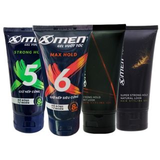 Gel Vuốt Tóc Cho Nam X-Men Strong Hold | Super Strong Hold | For Boss 150g gel tạo kiểu tóc xmen