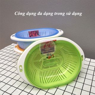 BỘ RỔ CHẬU CÓ NẮP ĐẬY 3 TRONG 1