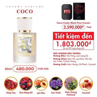 Charme Coco trắng 50ml