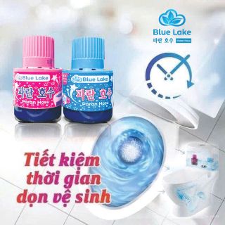 Thùng 24 Cốc Thả Bồn Cầu Blue Lake 180g - Khử Mùi,Diệt Khuẩn,Thơm Mát
