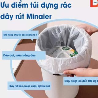 CUỘN 100 TÚI ĐỰNG RÁC SIZE 45X50CM