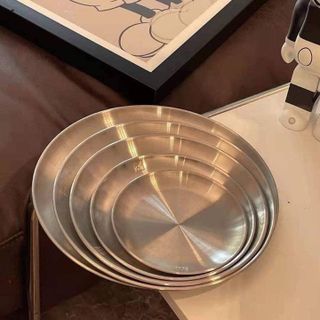 BỘ 5 ĐĨA INOX 5 SIZE KHÁC NHAU