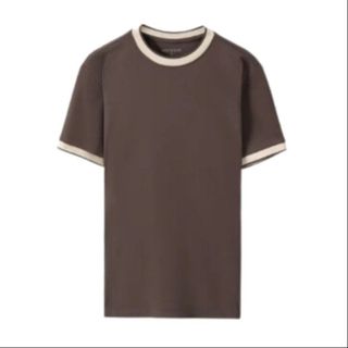 ÁO THUN NAM DELINE CỔ TRÒN  VẢI COTTON PIQUE DÀY DẶN, MỀM MỊN, TRẺ TRUNG - TUTO5