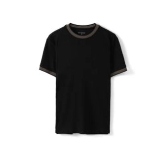 ÁO THUN NAM DELINE CỔ TRÒN VẢI COTTON PIQUE DÀY DẶN, MỀM MỊN, TRẺ TRUNG - TUTO5