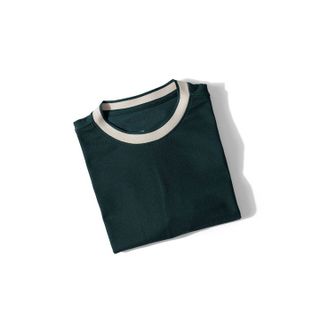 ÁO THUN NAM DELINE CỔ TRÒN VẢI COTTON PIQUE DÀY DẶN, MỀM MỊN, TRẺ TRUNG - TUTO5