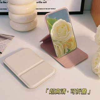 GƯƠNG XẾP CẦM TAY DA PU (7x10.5)cm