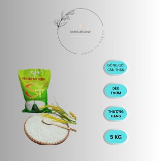 Gạo ST25 Đặc Sản Sóc Trăng Túi 5kg – Gạo thơm dẻo, đậm vị chính hãng 5RICE