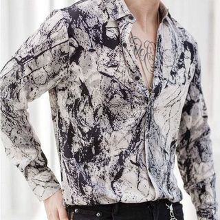 ÁO SƠ MI NAM HOẠ TIẾT TUTO5 MENSWEAR SML02 - SƠ MI LỤA HÀN MỀM MÁT KHÔNG NHĂN, SƠ MI CAO CẤP LỊCH SỰ, CÁ TÍNH