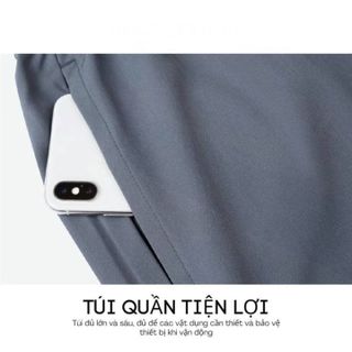 QUẦN SHORT THỂ THAO NAM MENSWEAR - CHẤT VẢI COTTON 85% 15 PRENDEX THOẢI MÁI, CO GIÃN, THẤM HÚT MỒ