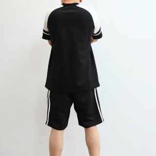 BỘ THỂ THAO CỔ TRÒN NAM  MENSWEAR BTT01 PHỐI SỌC SẮC NÉT TINH TẾ BỘ THỂ THAO COTTON CHÉO VẢI ĐANH MỊN LÊN FORM ĐẸP-TUTO5