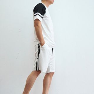 BỘ THỂ THAO CỔ TRÒN NAM MENSWEAR BTT01 PHỐI SỌC SẮC NÉT TINH TẾ BỘ THỂ THAO COTTON CHÉO VẢI ĐANH MỊN LÊN FORM ĐẸP-TUTO5