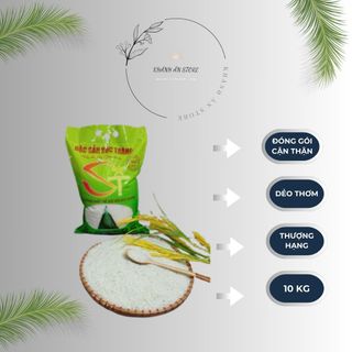 Gạo ST25 Đặc Sản Sóc Trăng Túi 10 kg – chính hãng RICE KA STORE -  Gạo thơm dẻo, đậm vị .