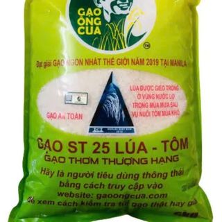 GẠO ST25 ông của lúa tôm