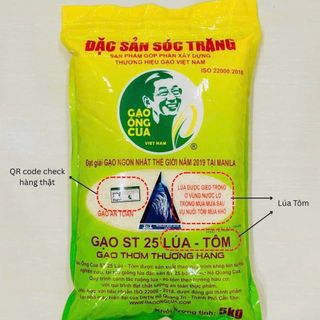GẠO ST25 ông của lúa tôm
