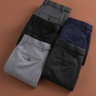 QUẦN ÂU NAM ỐNG ĐỨNG TUTO5 MENSWEAR QDT05 - QUẦN TÂY NAM TRƠN DÁNG SUÔNG SLIMFIT CẠP CHUN ẨN CO GIÃN VẢI DÀY CAO CẤP-TUTO5