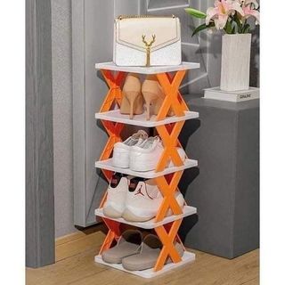 KỆ ĐỂ GIÀY DÉP 5 TẦNG CHỮ X