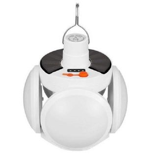 BÓNG ĐÈN TÍCH ĐIỆN CỤP XÒE 4 CÁNH 5 BÓNG CÓ TẤM PIN NĂNG LƯỢNG MẶT TRỜI