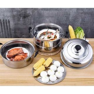 NỒI DÁNG TO CÓ TẦNG HẤP - NỒI HẤP 3 TẦNG