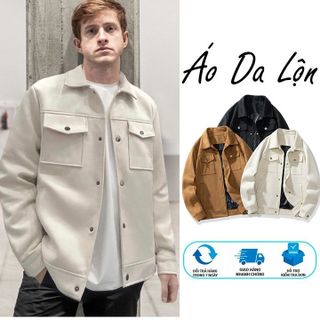 ÁO KHOÁC NAM DA LỘN TUTO5 MENSWEAR KN02 - TÚI HỘP, CÚC BẤM,KIỂU DÁNG HÀN QUỐC,CHẤT LIỆU CAO CẤP FORM RỘNG ẤM ÁP - TUTO5