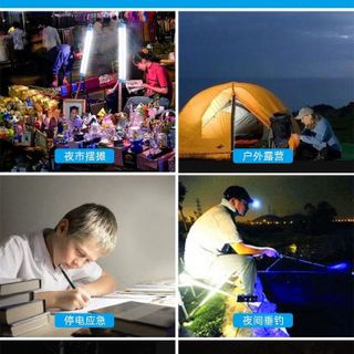 BÓNG ĐÈN LED TÍCH ĐIỆN LOẠI SIÊU SÁNG 60W DÀI 50CM KÈM SẠC USB