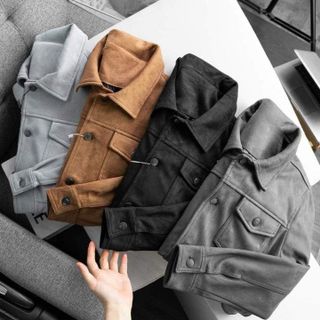 ÁO KHOÁC NAM DA LỘN TUTO5 MENSWEAR KN02 - TÚI HỘP, CÚC BẤM,KIỂU DÁNG HÀN QUỐC,CHẤT LIỆU CAO CẤP FORM RỘNG ẤM ÁP - TUTO5