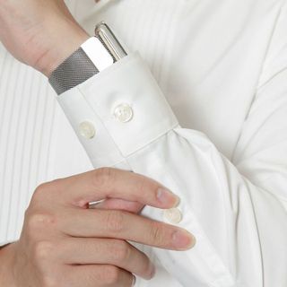 ÁO SƠ MI NAM XẾP LY TUTO5 MENSWEAR SMT02 - SƠ MI CHÚ RỂ, SƠ MI CƯỚI DÀI TAY COTTON CHỐNG NHĂN, GẤP HỘP, CAO CẤP