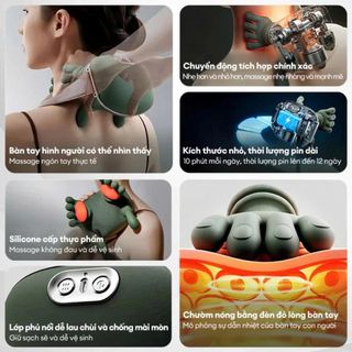 MÁY MASSAGE CỔ VAI GÁY MÔ PHỎNG BÀN TAY (T24)