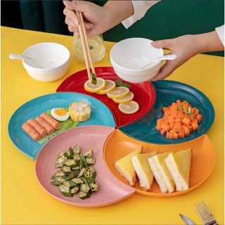BỘ 5 ĐĨA BÁN NGUYỆT XẾP CÁNH HOA