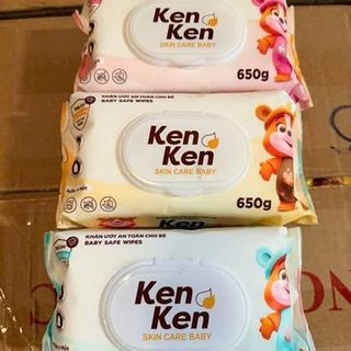 Khăn Giấy Ướt Ken Ken Gói 650gr Full VAT