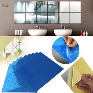 SET 16 MIẾNG GƯƠNG DẺO DÁN TƯỜNG DECOR